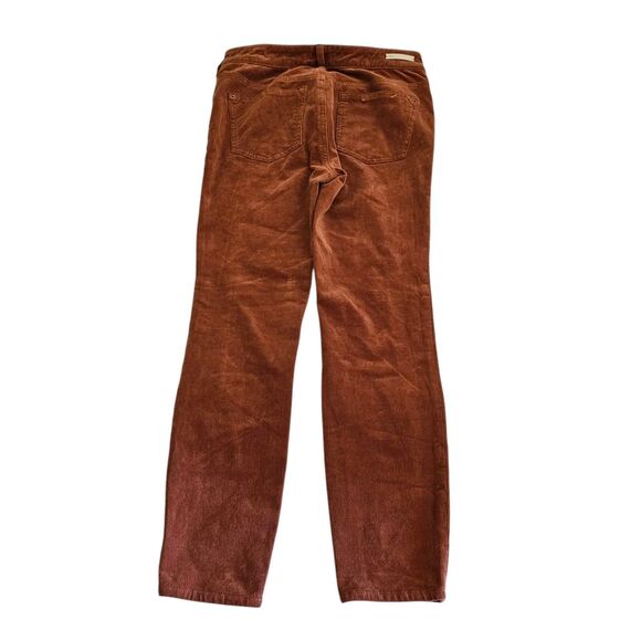 Pilcro & The Letterpress Jeans 29 Brown Corduroy High-Rise Skinny Ankle Stretch‎ - Picture 3 of 11